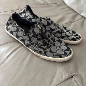 Coach Katie Canvas Slip-On Sneakers size 10